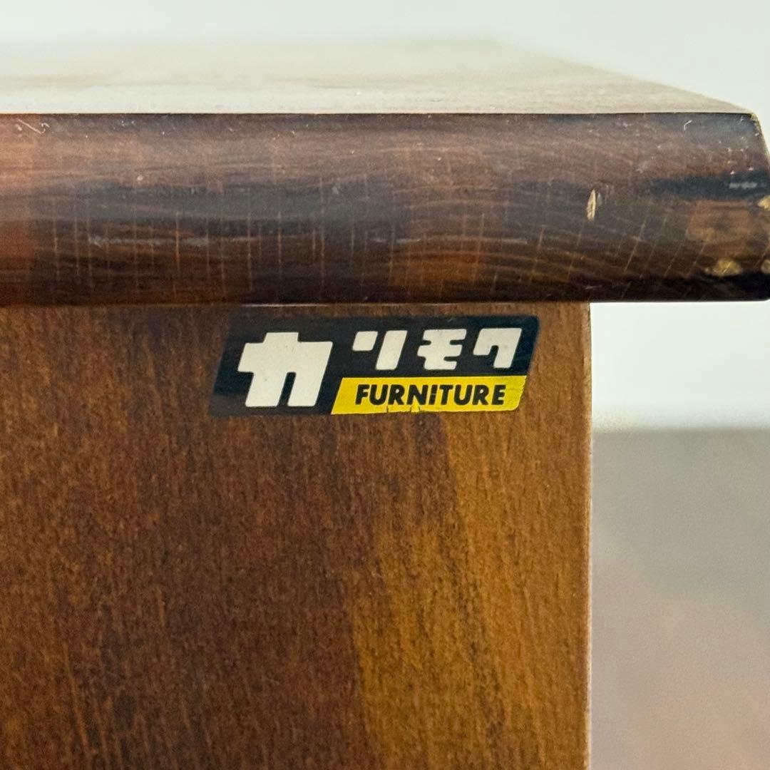 H19K79c カリモク オールドカリモク 電話台