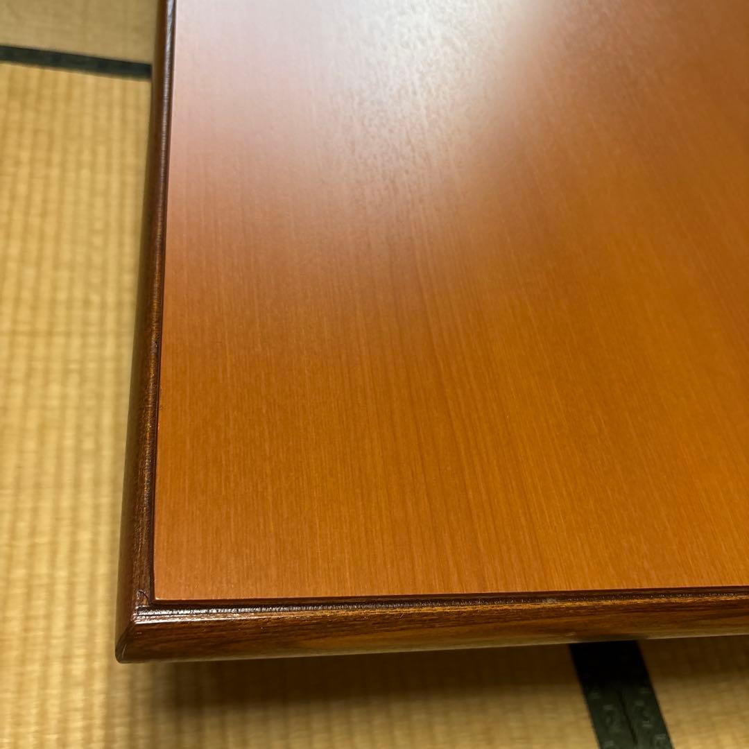 座敷机 木製座卓 テーブル 茶色 昭和レトロ