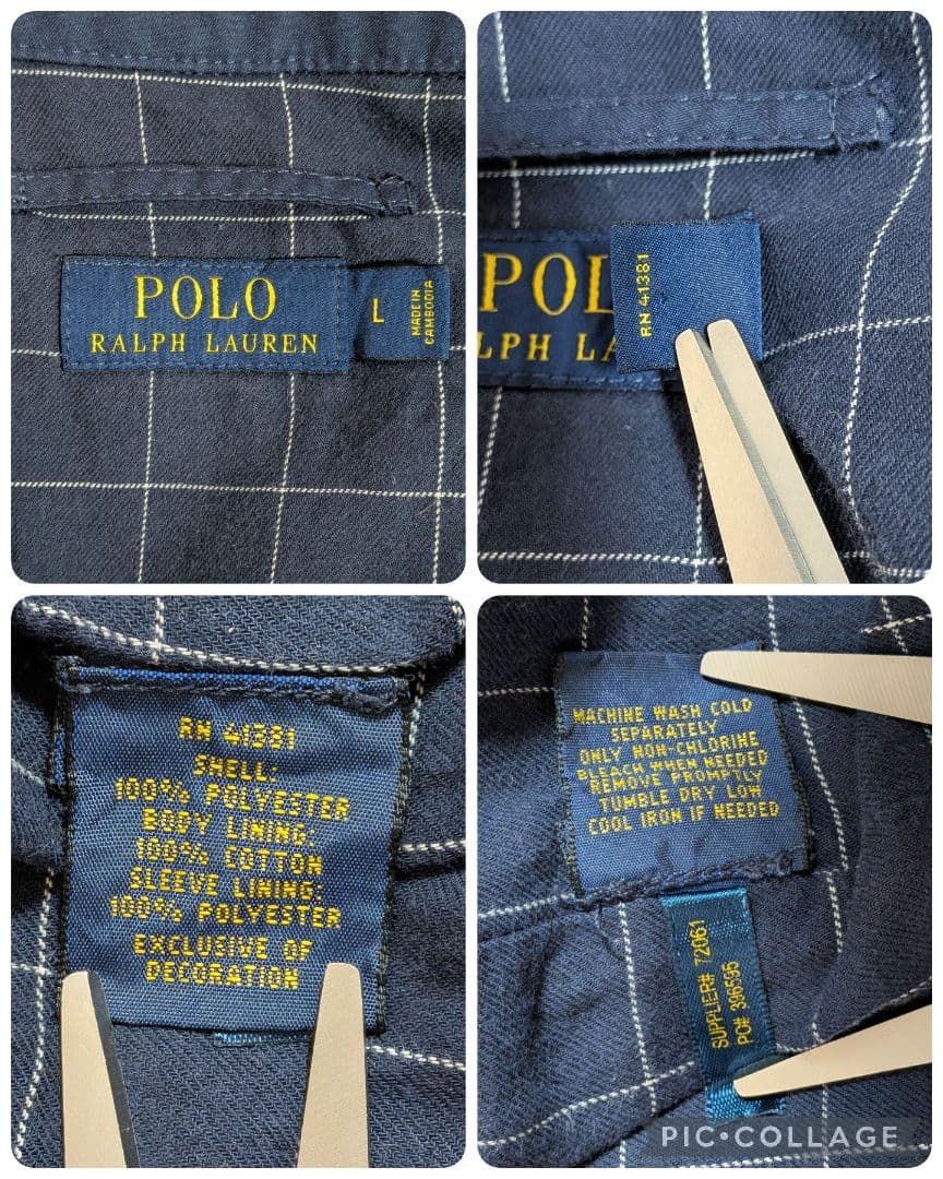 【現行】 POLO RALPH LAUREN スイングトップ／ピーチスキン