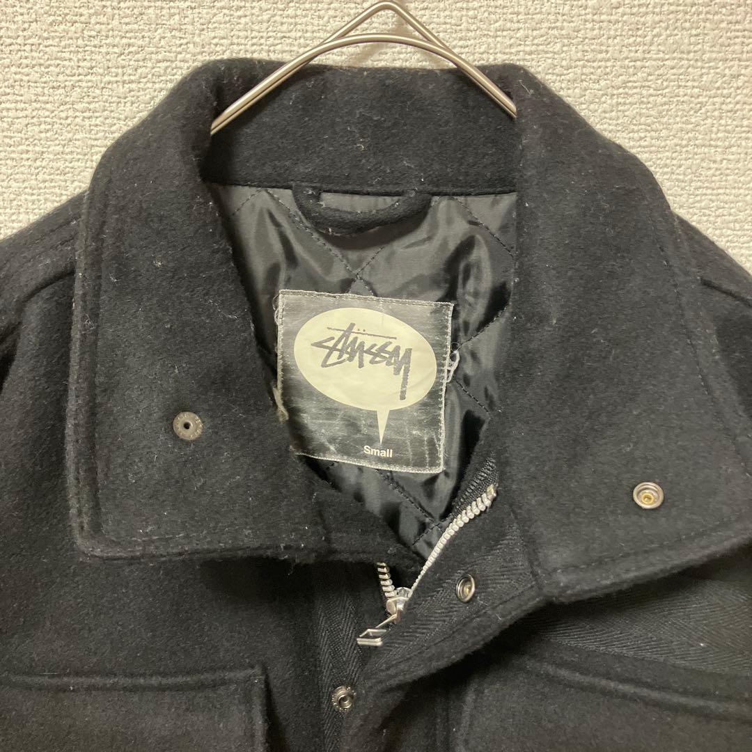 00s OLD STUSSY ミリタリー ウールコート ハーフコートM65 S