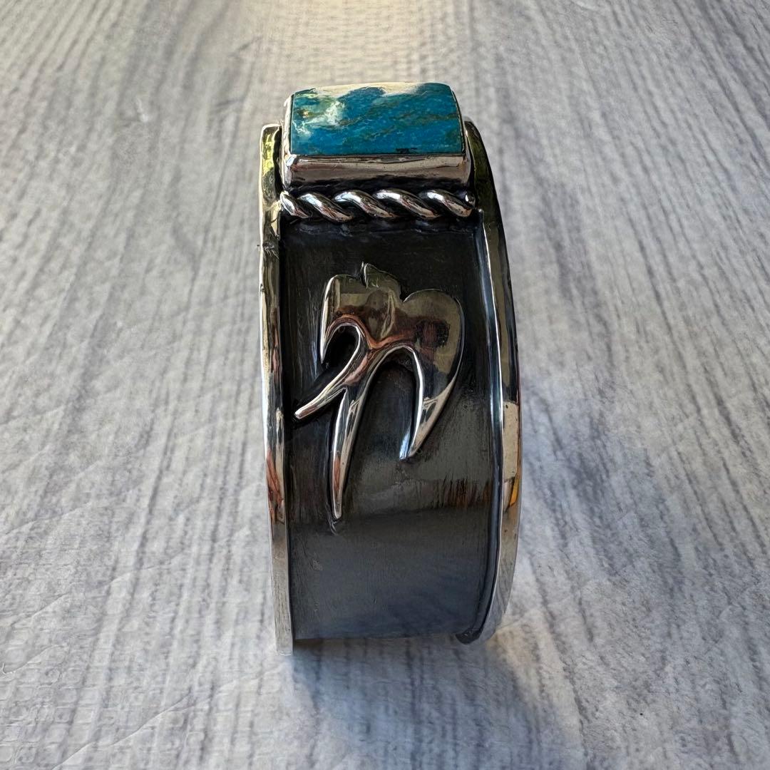 スパロウ　バングル　シルバー925 ターコイズ　ジョニーデップ