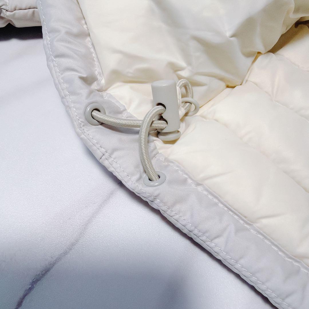 《美品》ORCIAL インナーダウンクルーネックジャケット ライトベージュ 1