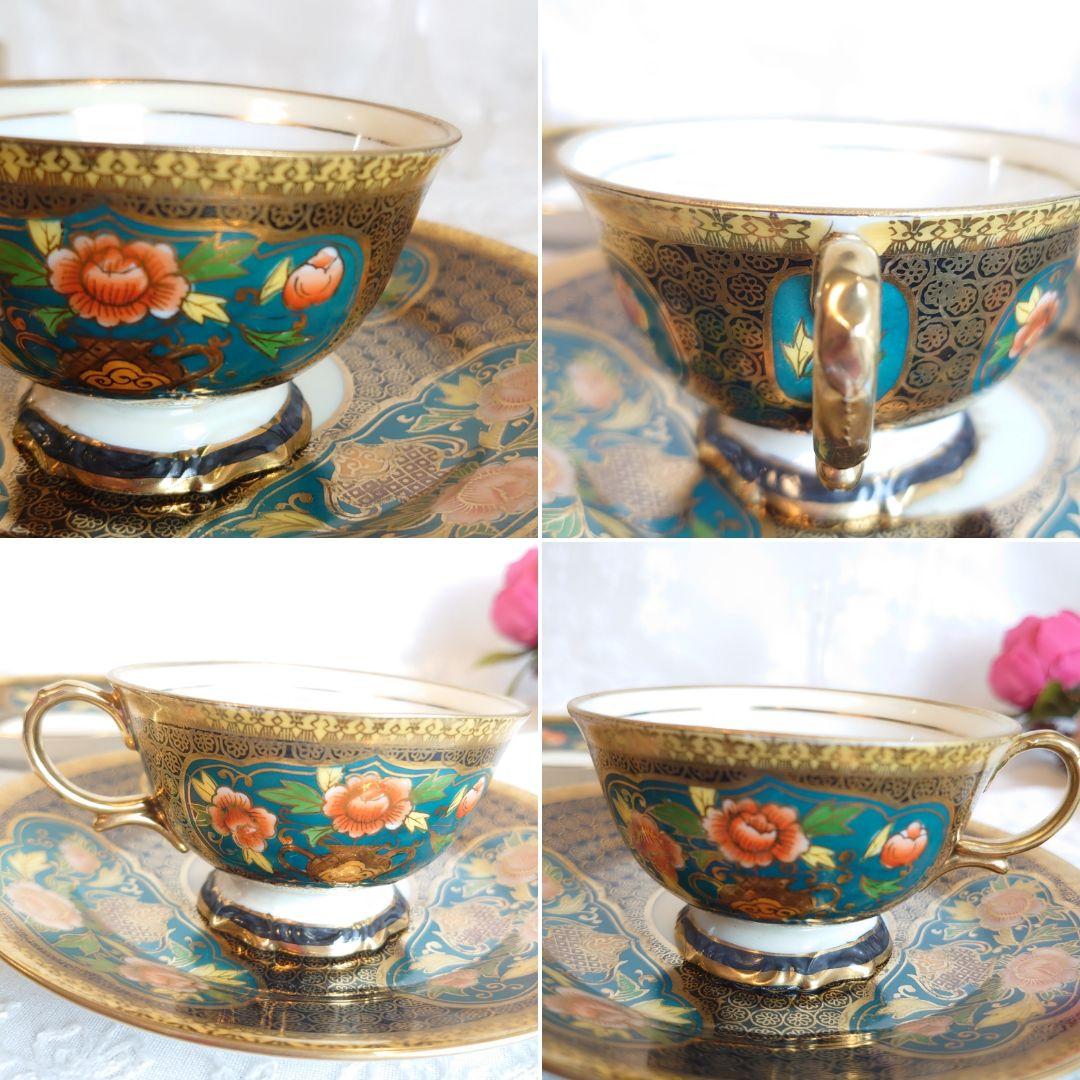 オールドノリタケ　カップ&ソーサー　トリオ　ケーキ皿