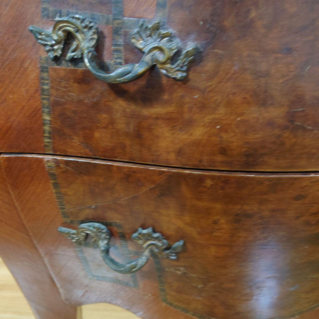 ★希少品★アンティーク 大理石天板 サイドチェスト サイドテーブル