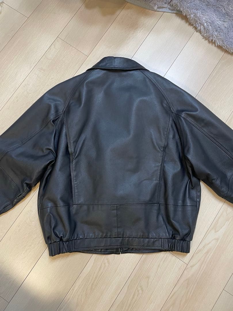 【極美品】セントジョンズベイ ブラック　レザージャケット　L