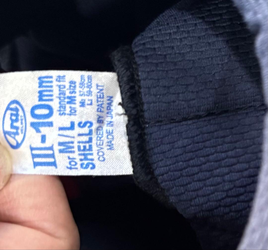 美品★Arai★Astro GX★グラスブラック★L