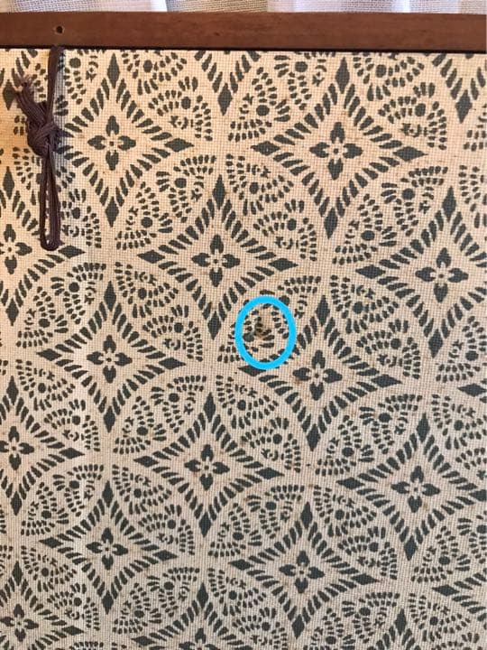 花街のお持ち物　枝木と鳳凰　138.5cmワイド　木枠　唐朝