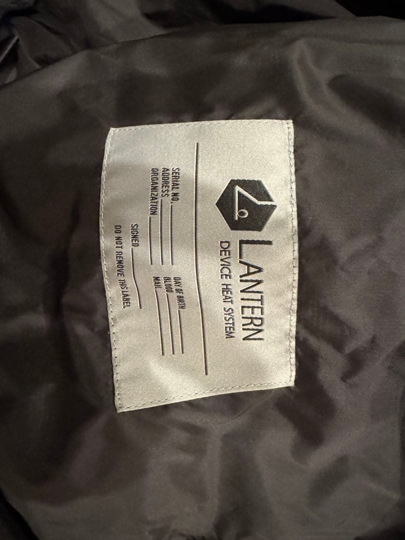 ランタン　HEATING HOODED COAT ブラック XL コート