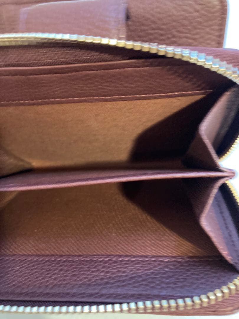 土屋鞄製造所 ブラウンレザー 二つ折り財布