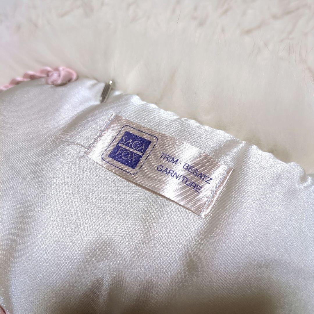 1回着用！SAGA FOX　高級フォックスファー大判ショール　成人式