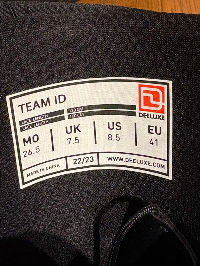 DEELUXE ブラック スノーボードブーツ