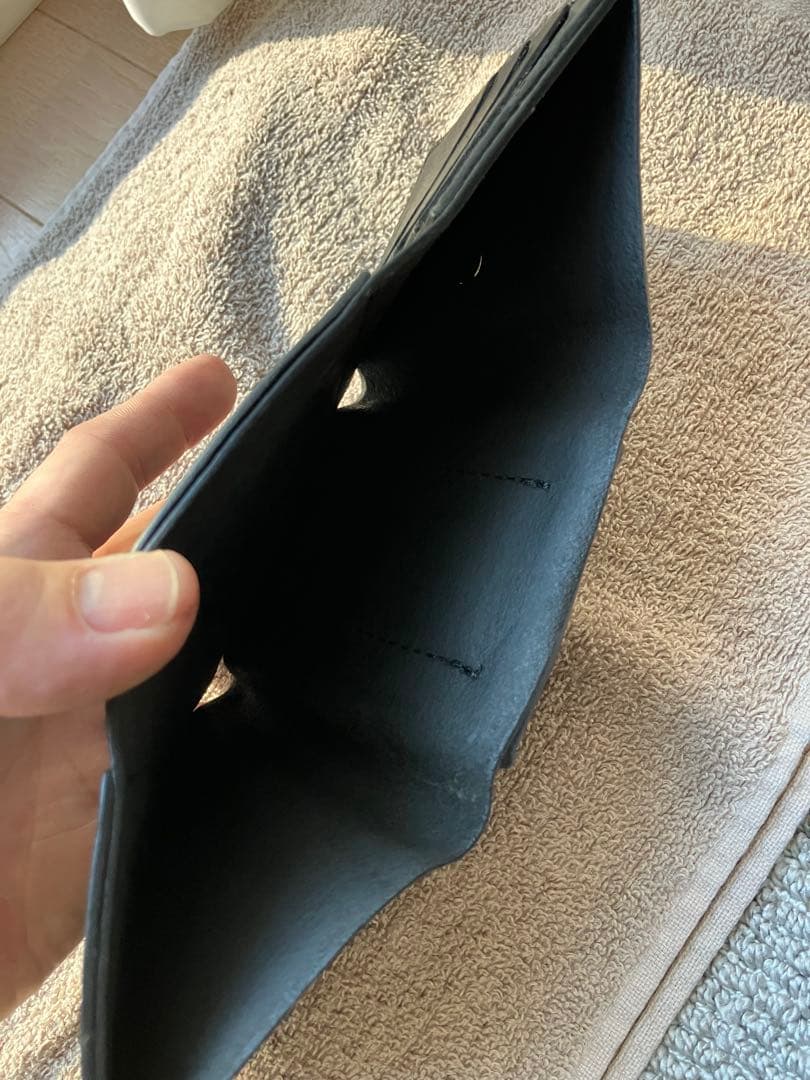 エンダースキーマ　三つ折り財布　ブラックHender scheme