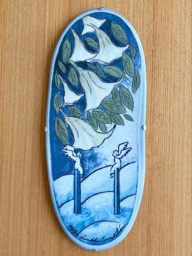 ARABIA ヘルヤ \"Alla enkelipasuunan\" 陶板画