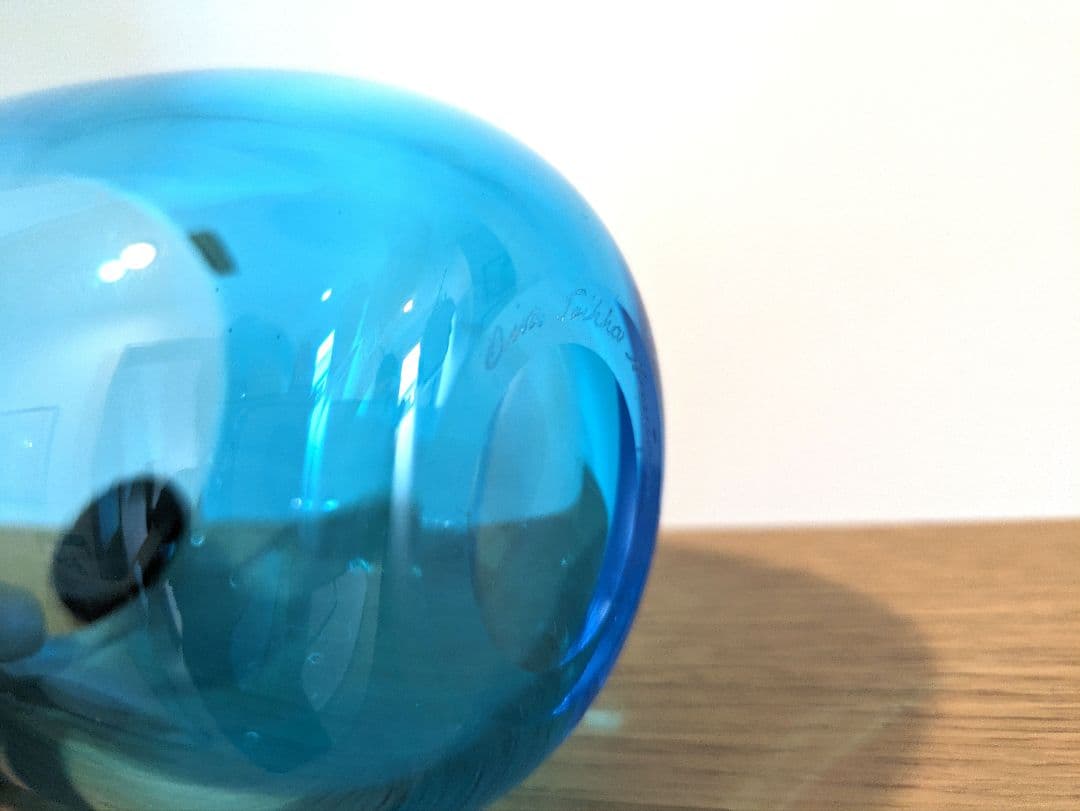 Pompom Vase　N527 　ブルー　ポムポムベース　オイヴァ・トイッカ