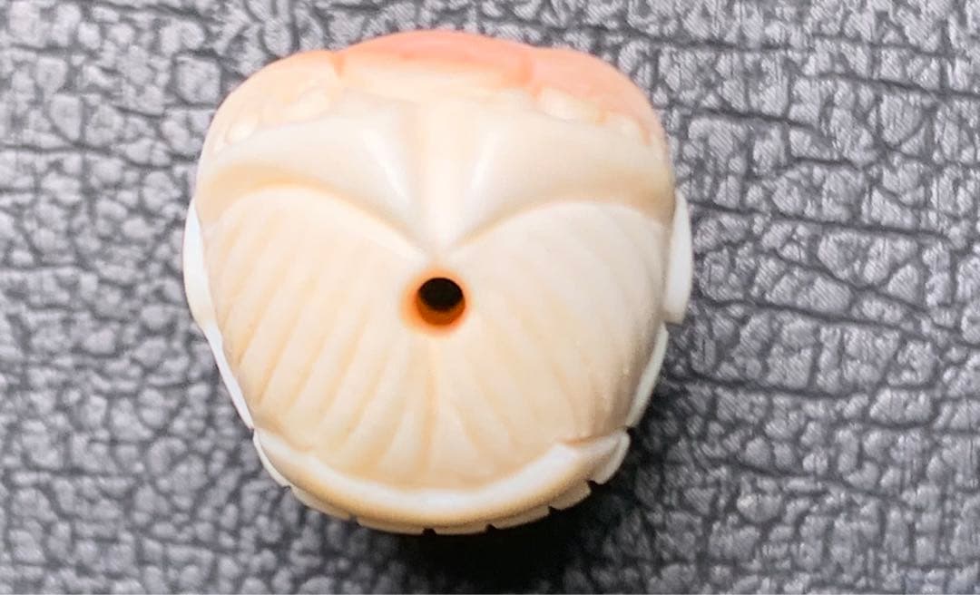 071190 一点限定❗️天然コンクシェルザキラム、貫通穴、14.3＊22.1ミリ