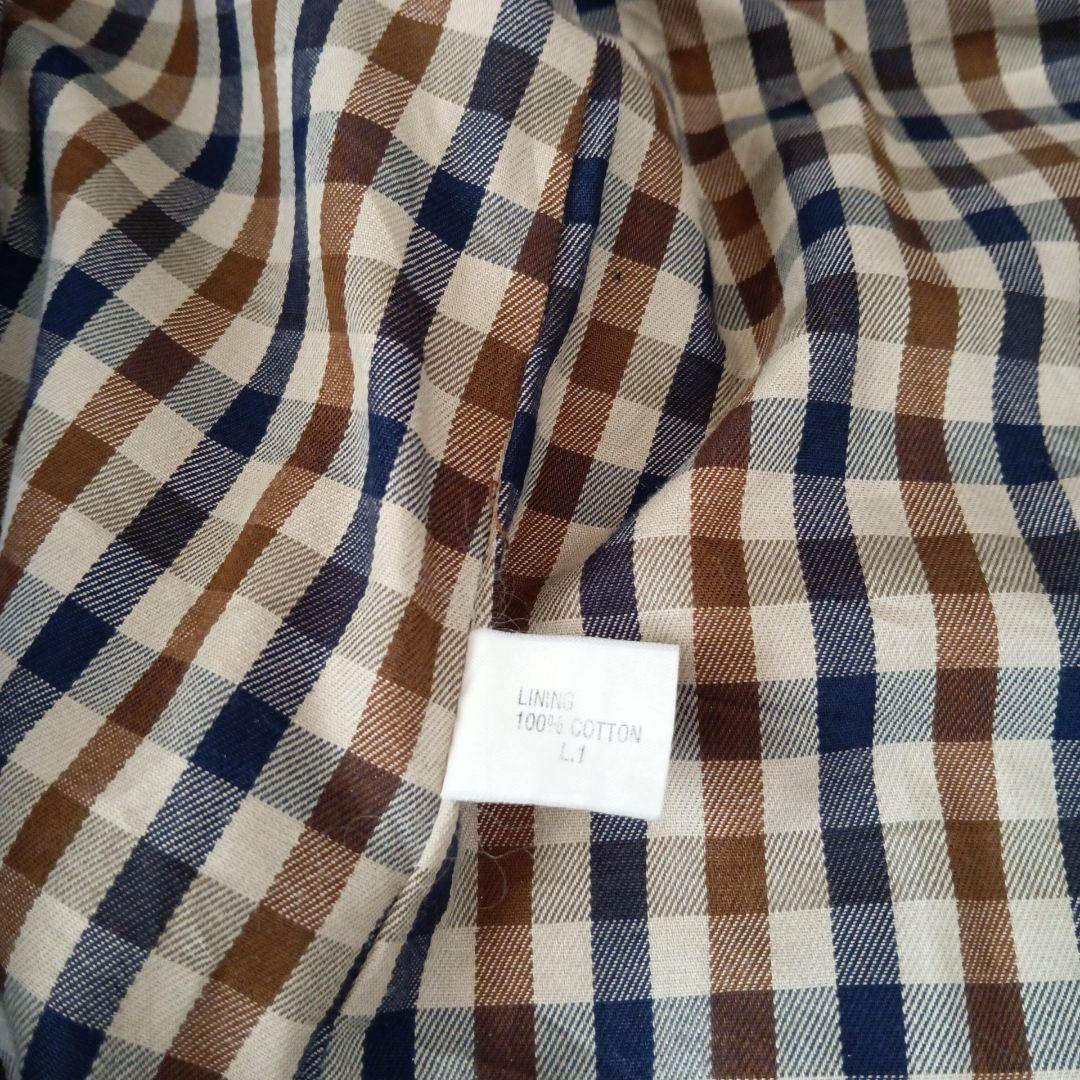 Aquascutum アクアスキュータム　トレンチコート　ネイビー