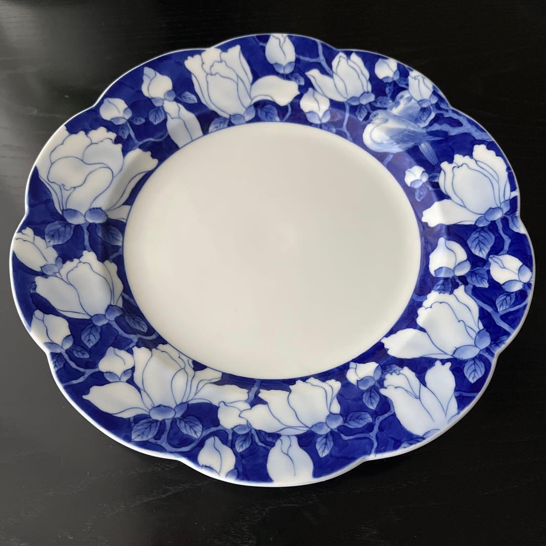 akikoさま専用3 深川製磁 花鳥外濃 ミート皿