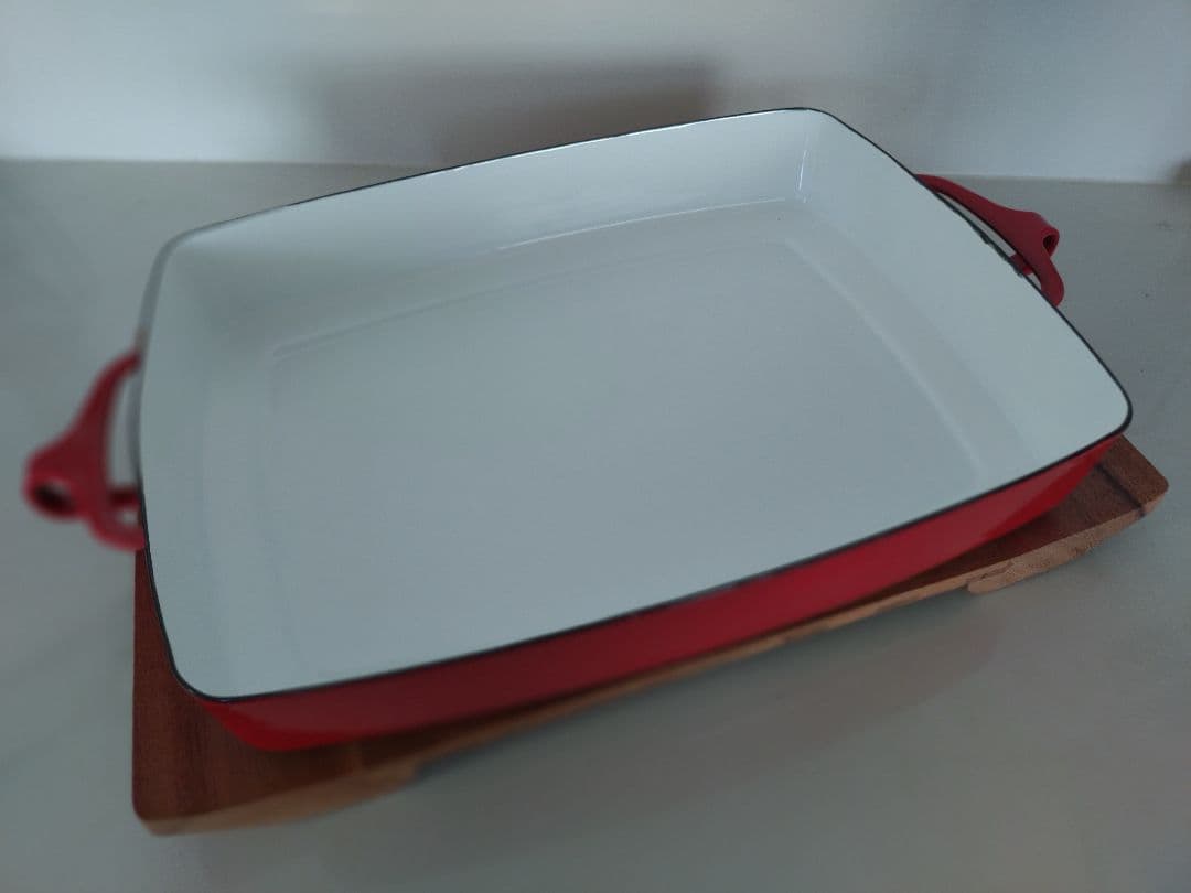 DANSK オーブンディッシュ　レッド　中古