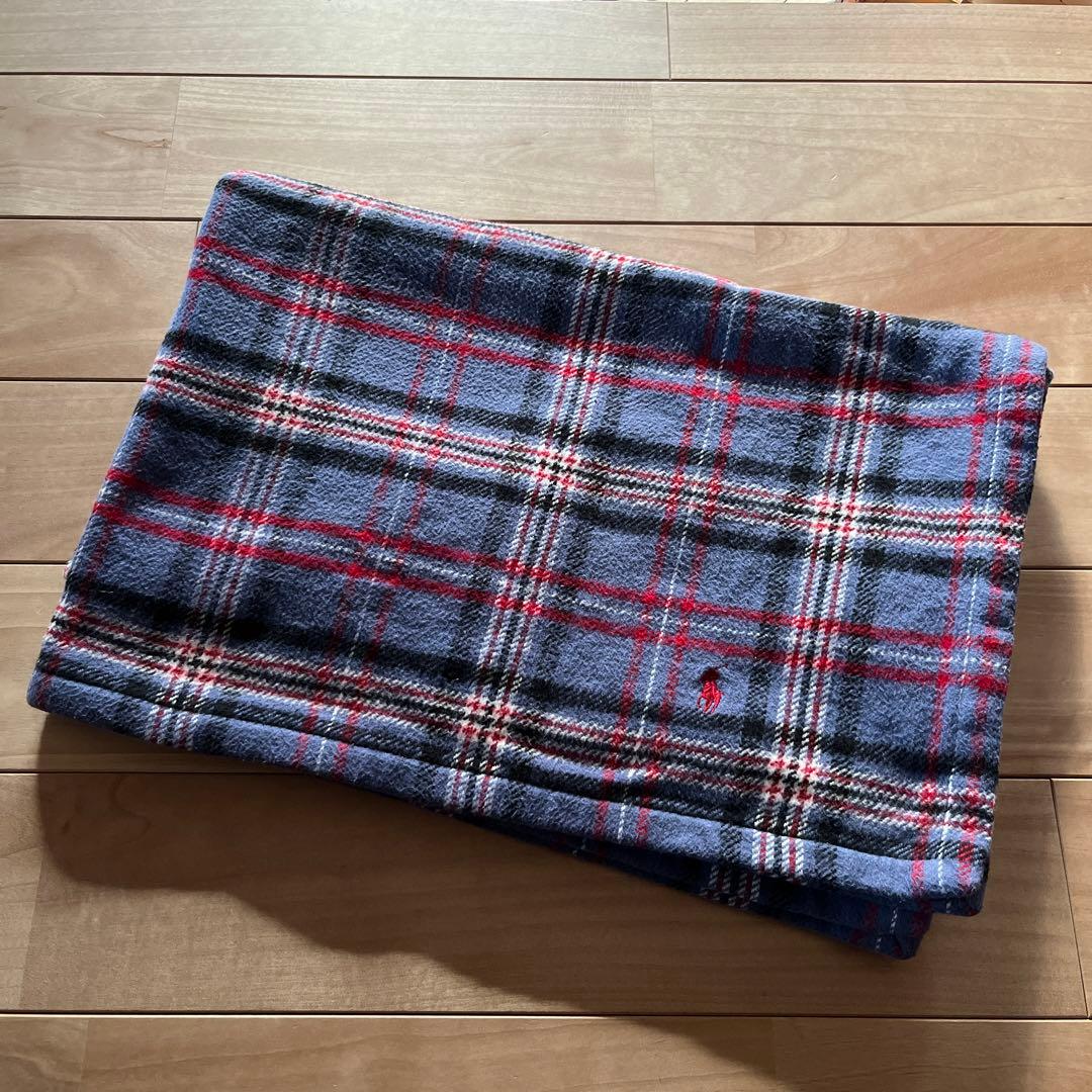 ポロラルフローレン★ブランケット★綿毛布★ポニー★チェック
