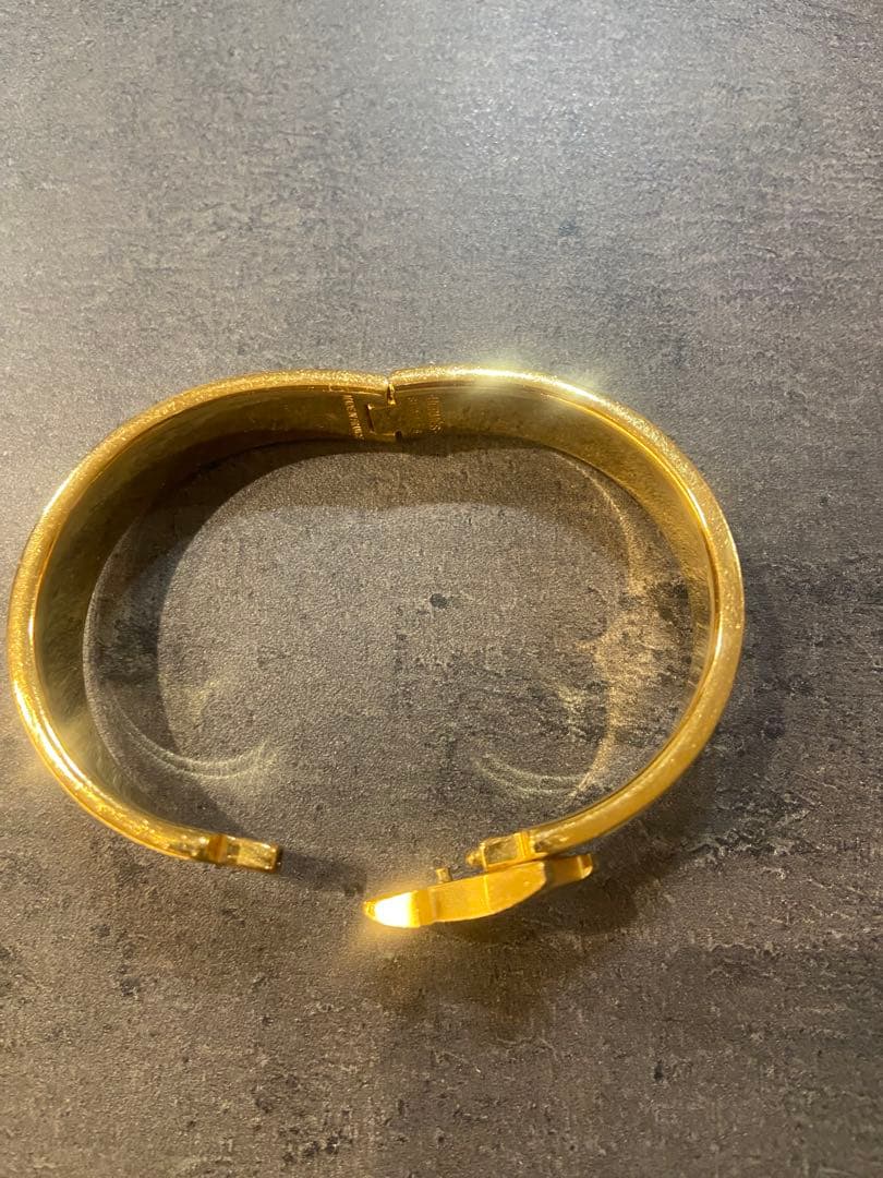 エルメス　ゴールド　ホワイト　バングル