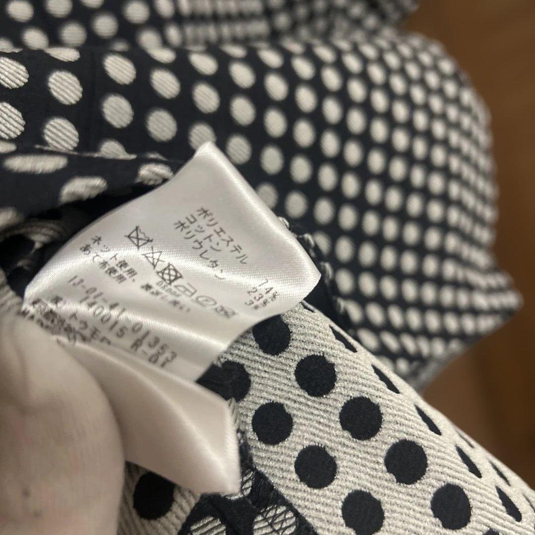 トゥモローランド　半袖ドットブラウス