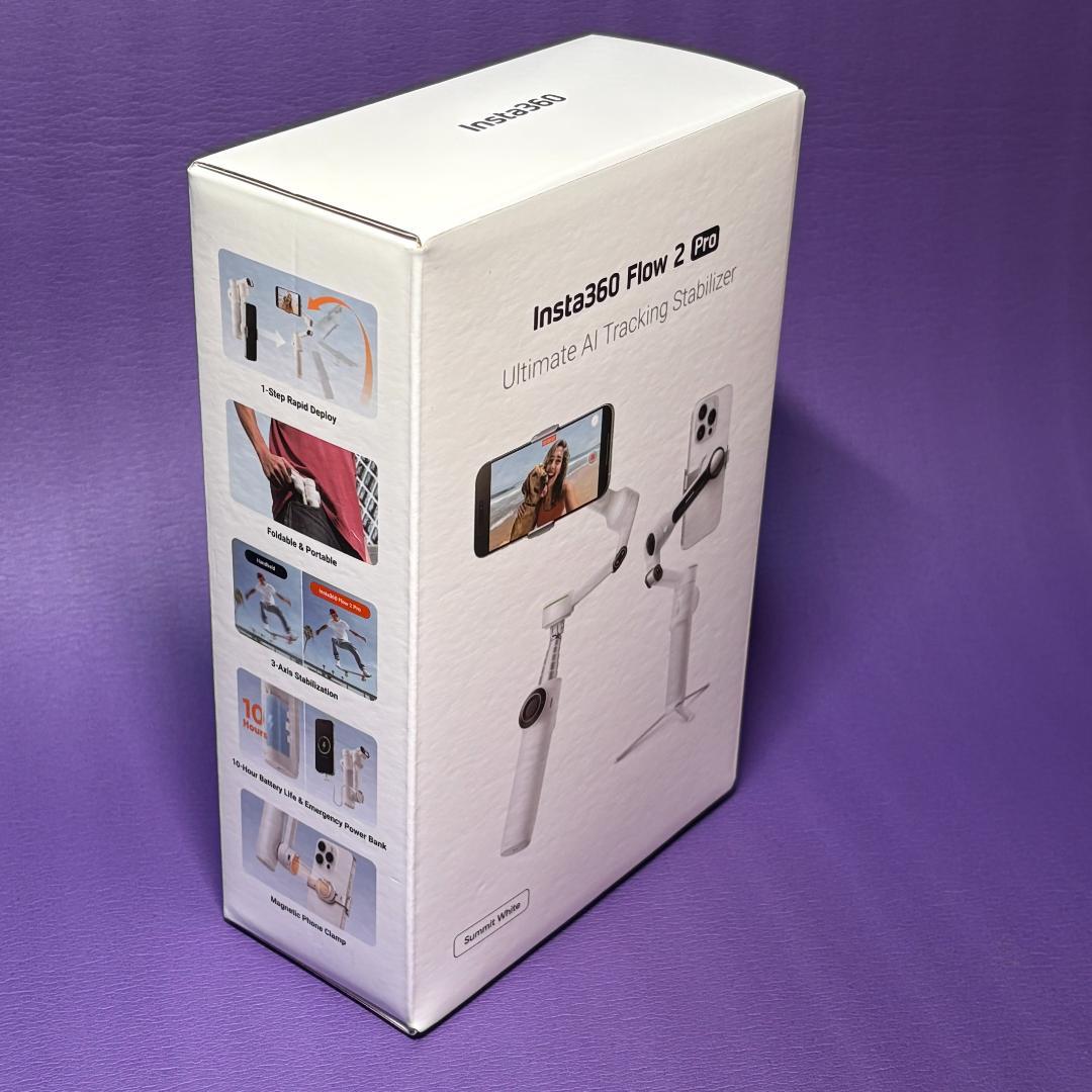 未使用品・箱 開封のみ ☆ Insta360 Flow 2 Pro ☆ 通常版