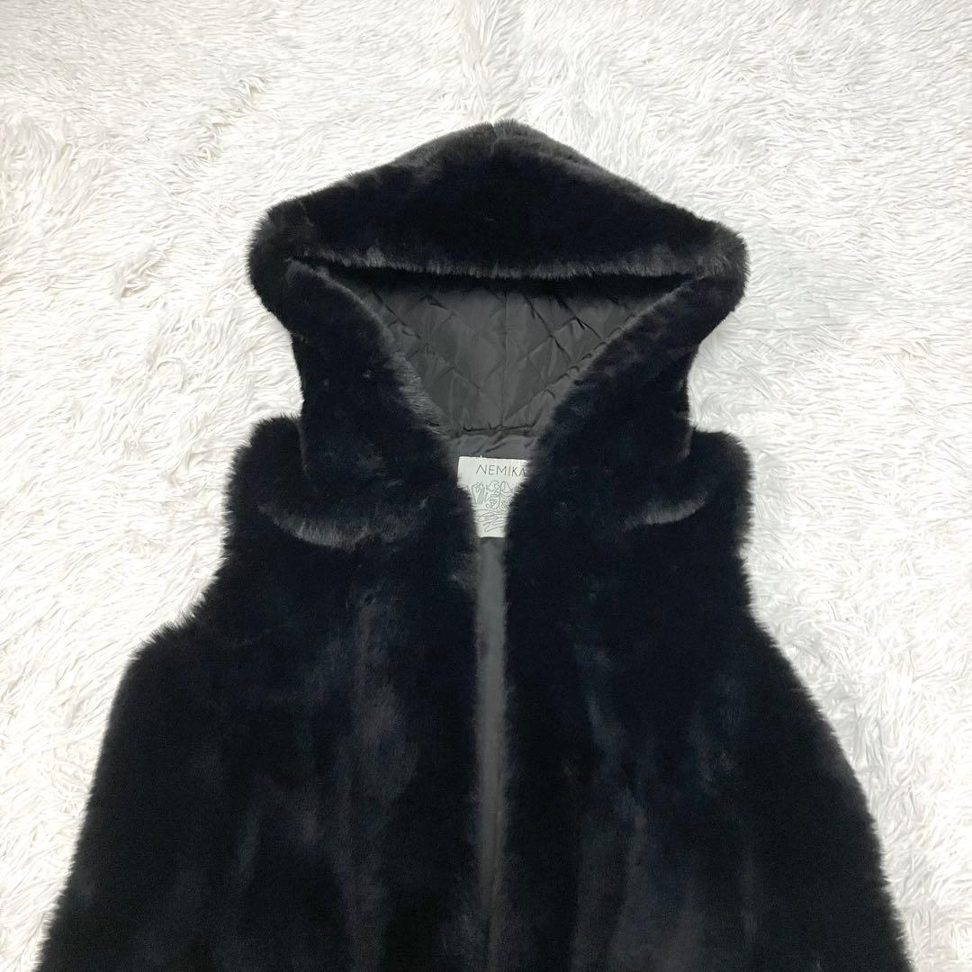 美品✨NEMIKA ネミカ　エコファー　キルティング　中綿　ベスト　1サイズ
