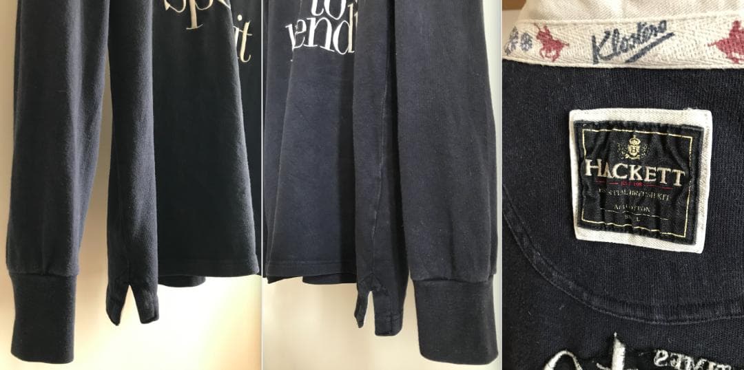 [レア] ハケット ラグビーシャツ スノーポロ FINANCIAL TIMES