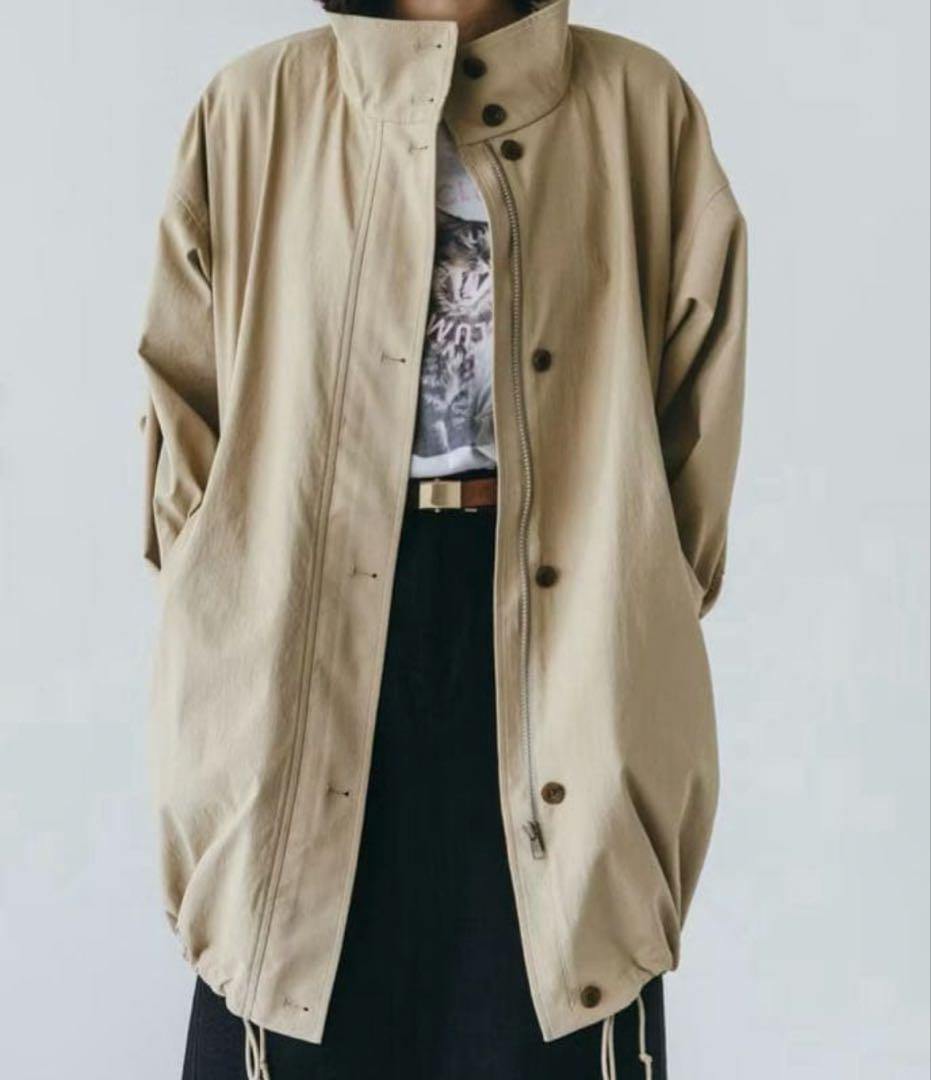 美品✨北欧、暮らしの道具店 3WAY かろやかコート 中綿ベスト付き M