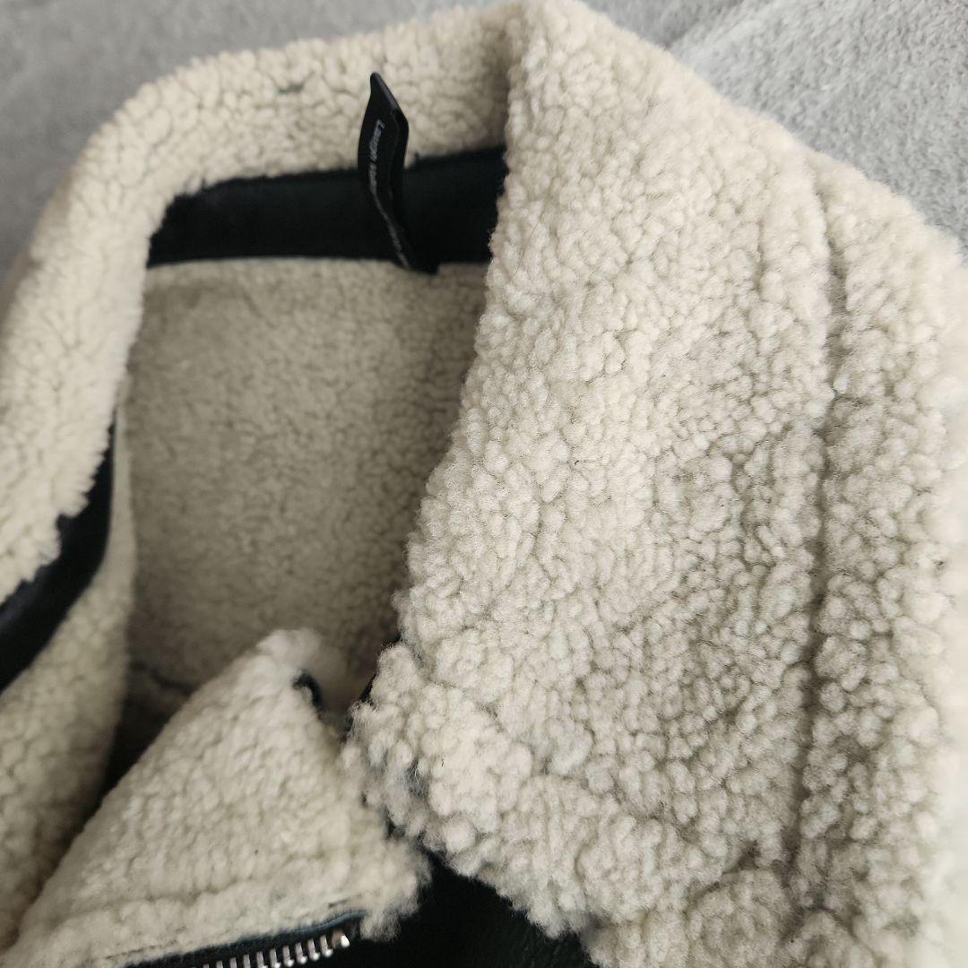 定価10万 Glamb シャトームートンライダースII 黒 サイズ2