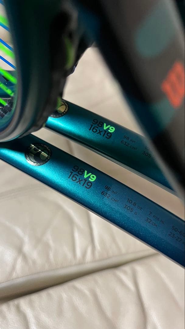 【バラ売り対応可　美品】Wilson BLADE98 V9 16x19 G2