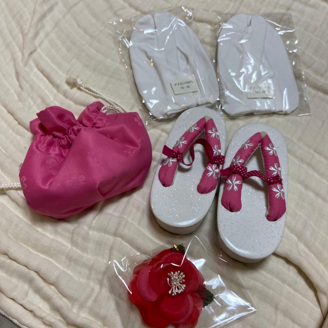 七五三用ピンク衣装セット