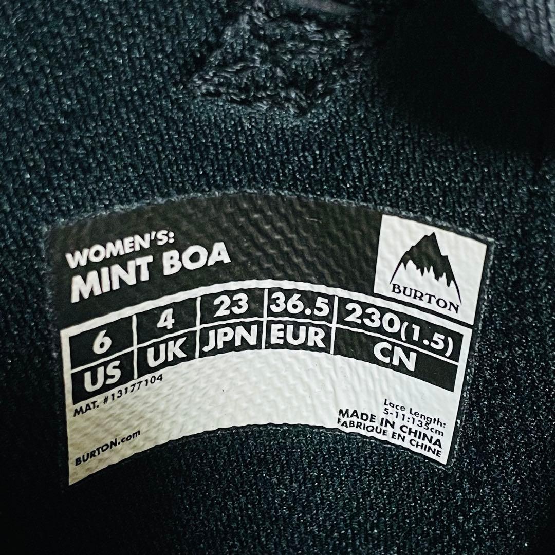 未使用　BURTON バートン　スノーボード　MINT 23cm レディース