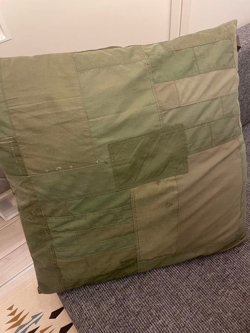 hoboクッション2個セットCUSHION UPCYCLED PATCHWORK