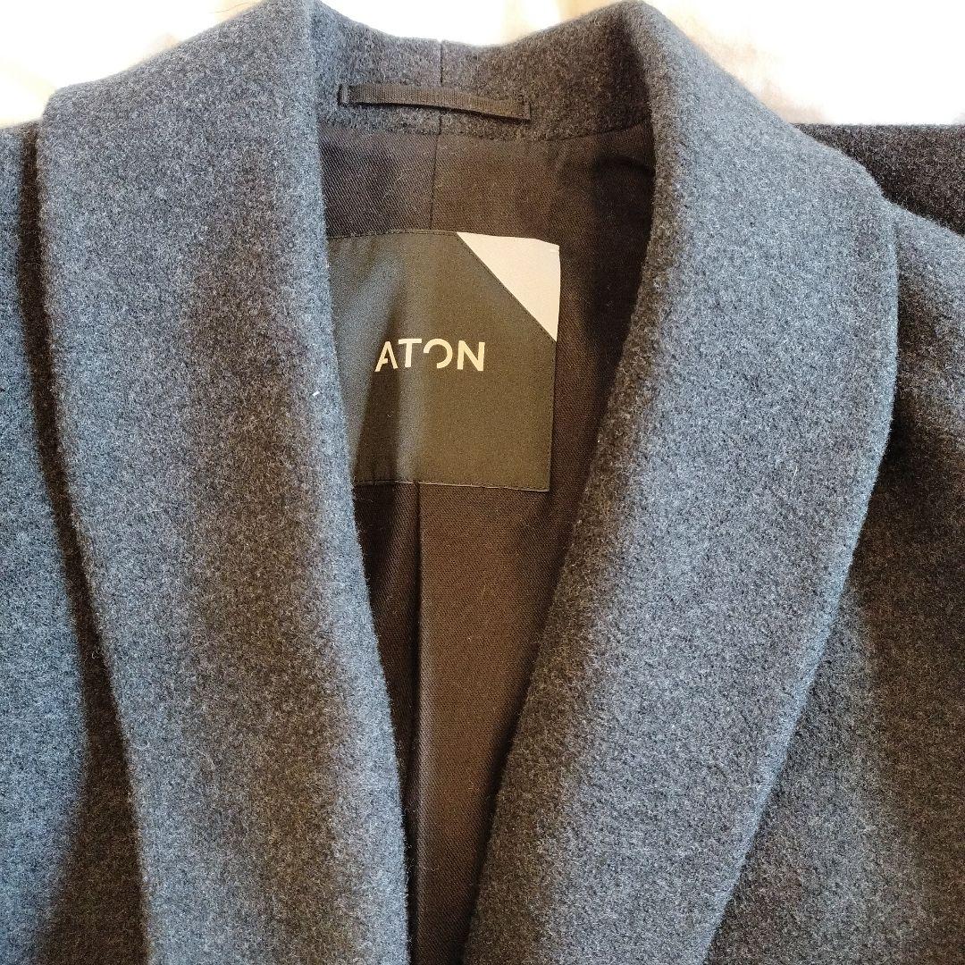 エイトン　ATON　チェスターコート