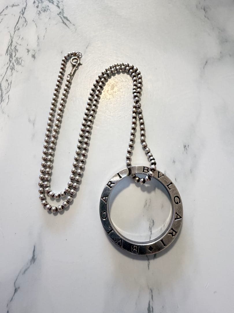 美品BVLGARI ブルガリ キーリングネックレストップ