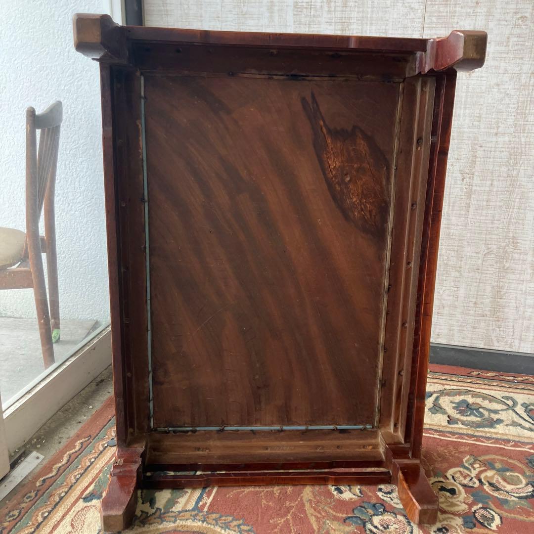 昭和レトロ アンティーク 古家具 無垢材 欅材 大型座卓 センターテーブル