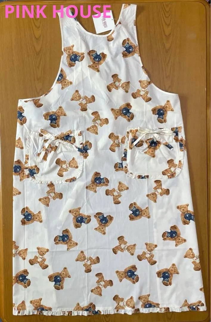 PINK HOUSE ピンクハウス　ホームコレクション　エプロン　くま　新品