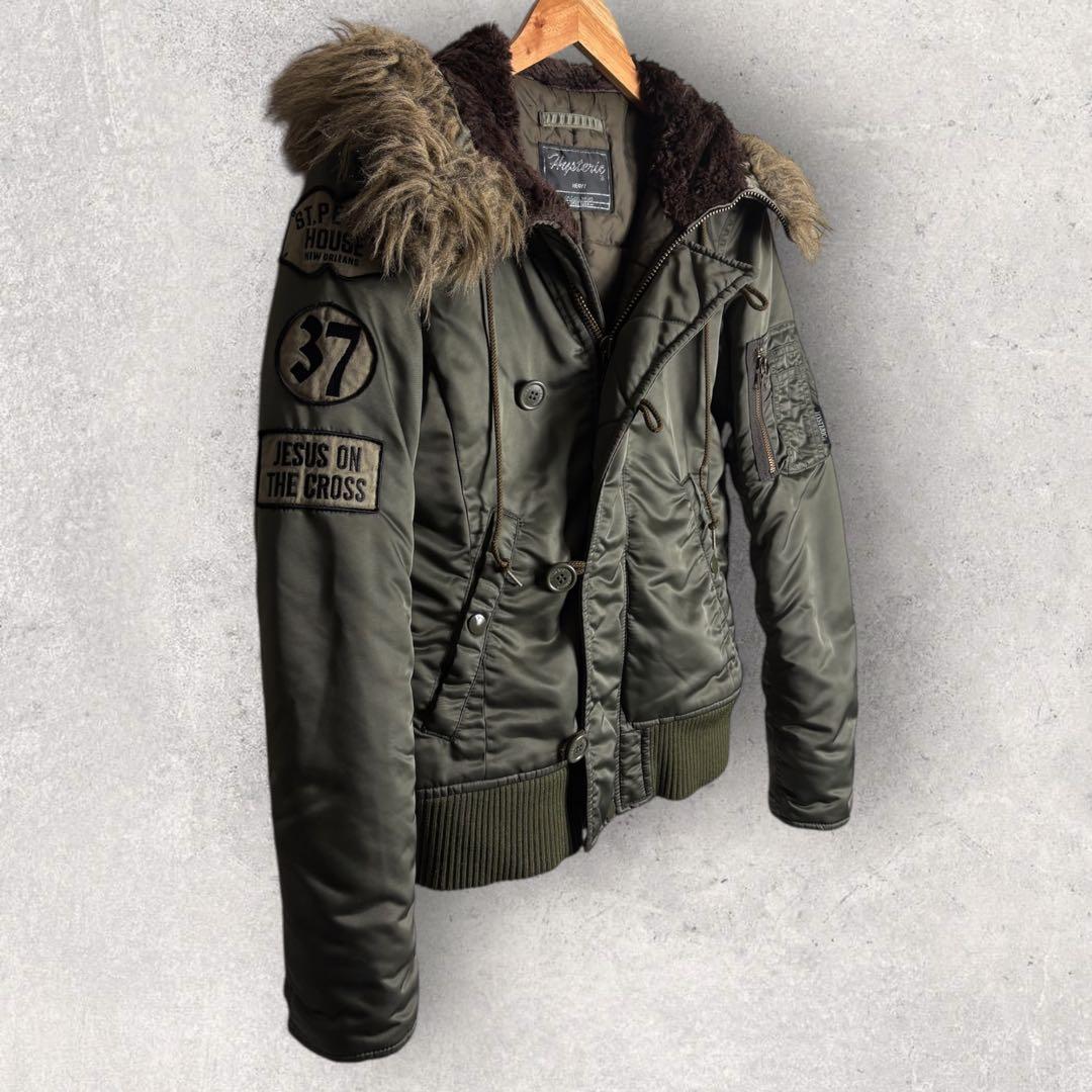 ヒステリックグラマー ミリタリージャケット N-3B