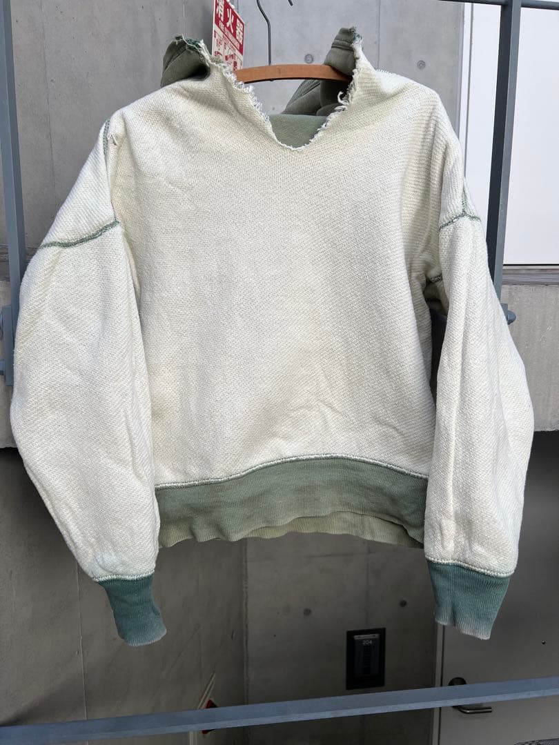 ビンテージ1950～60sダブルフェイスス ウェットパーカー肉厚フェードサイズＬ