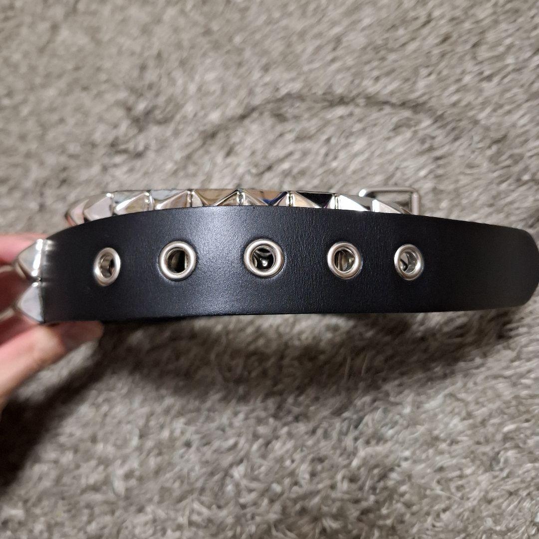 666 2連スタッズベルト