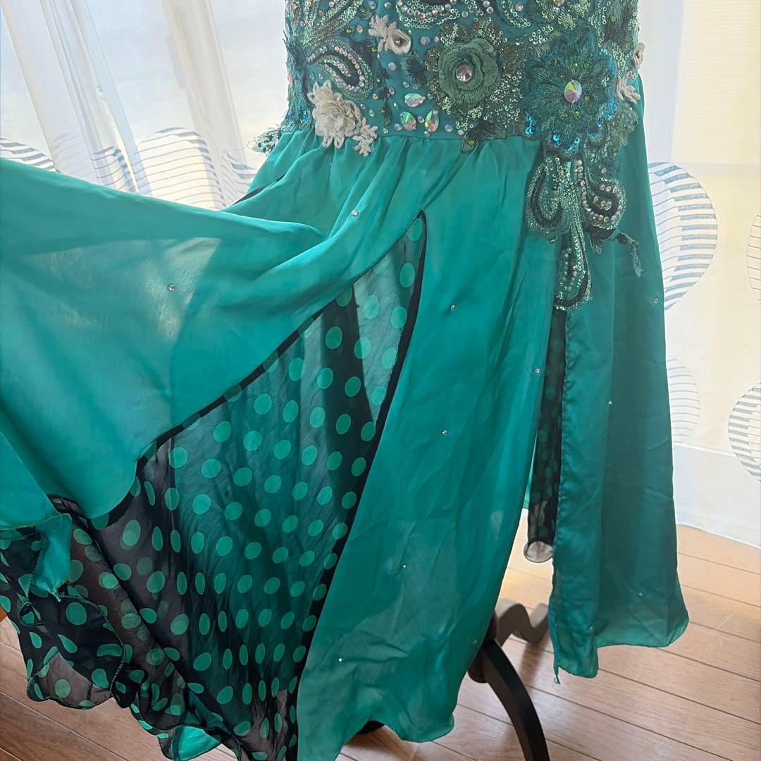 ベリーダンス衣装　 緑色