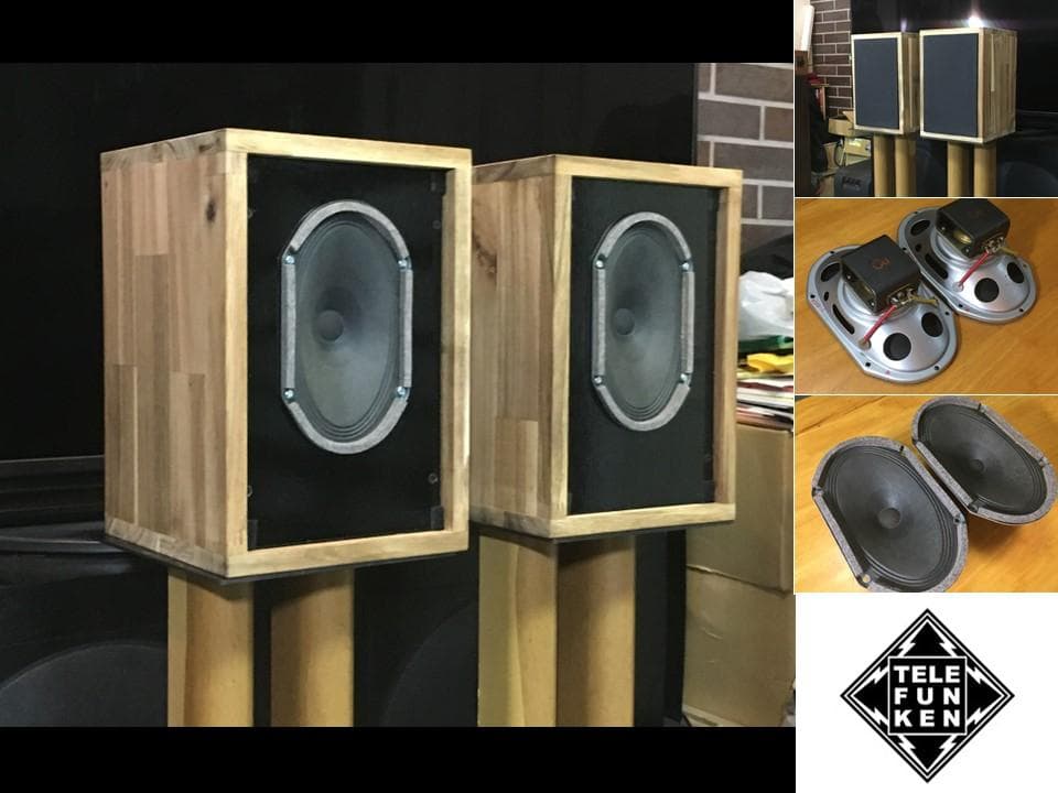 西独 Telefunken録音モニタースピーカー ペア　高能率・高分解能！!！