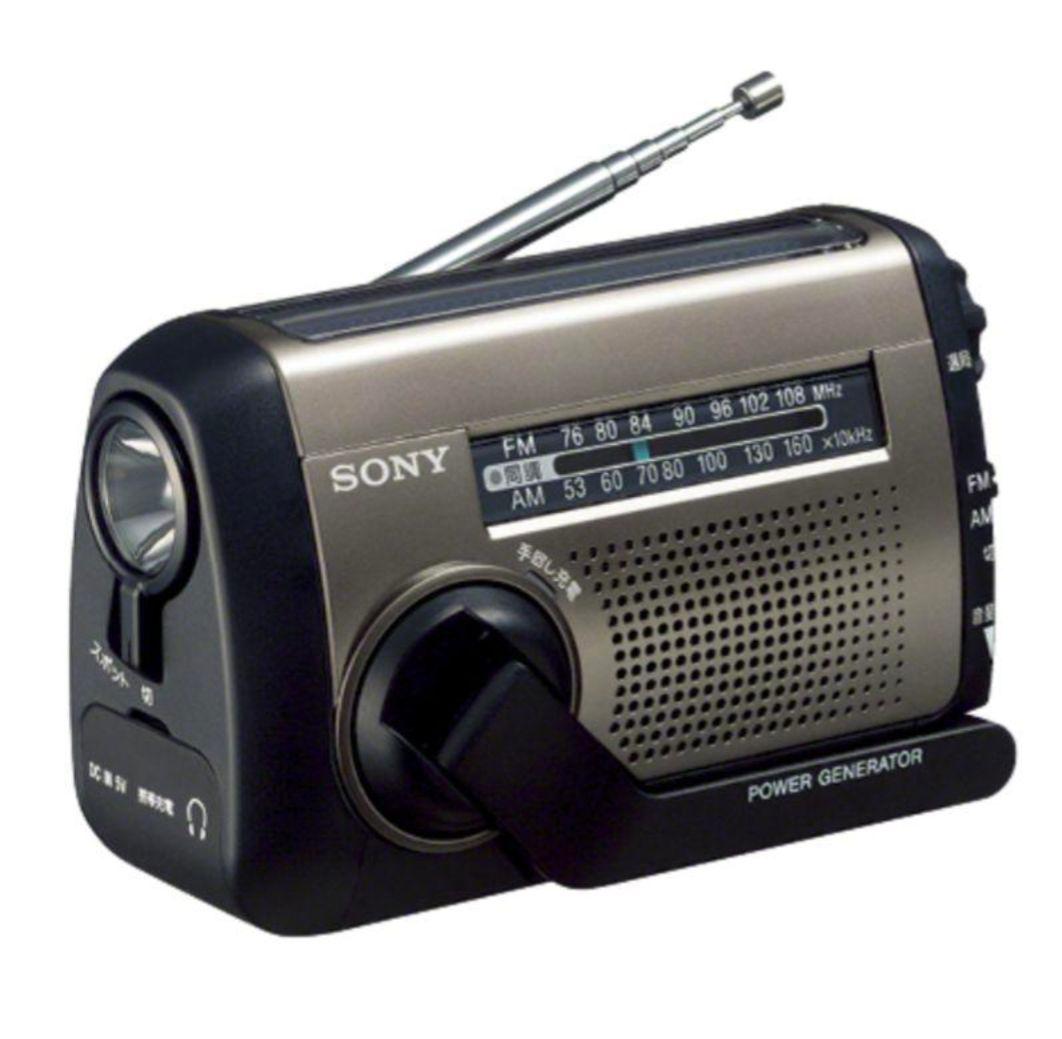 SONY 手回し充電・非常用ラジオ　ICF-B88