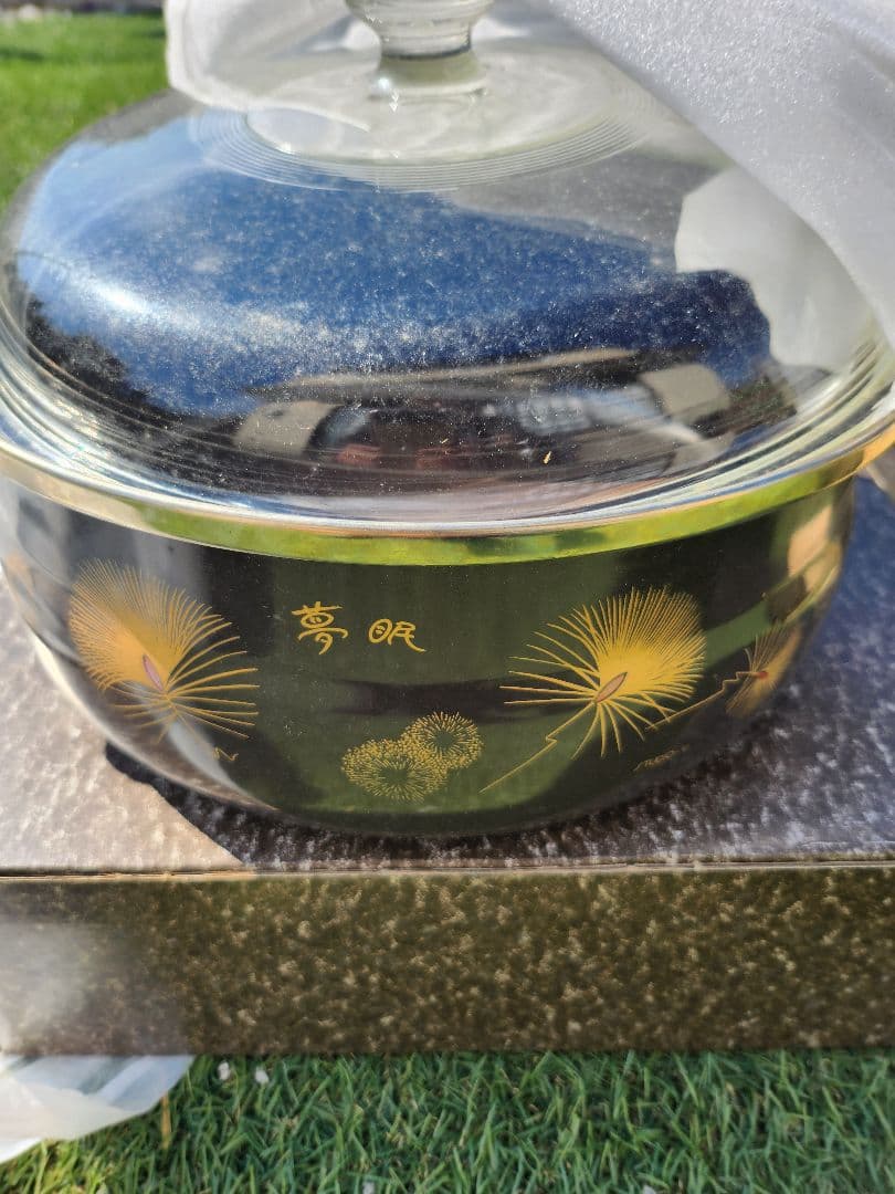 夢眠 G-3506 26C 両手鍋 ガラス蓋付き