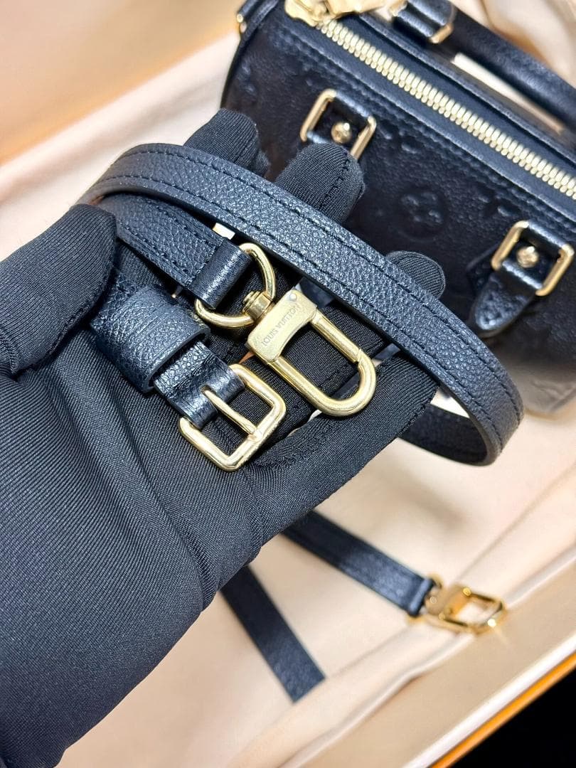 Louis⭐️ Vuittonナノ・スピーディ ブラックM82450