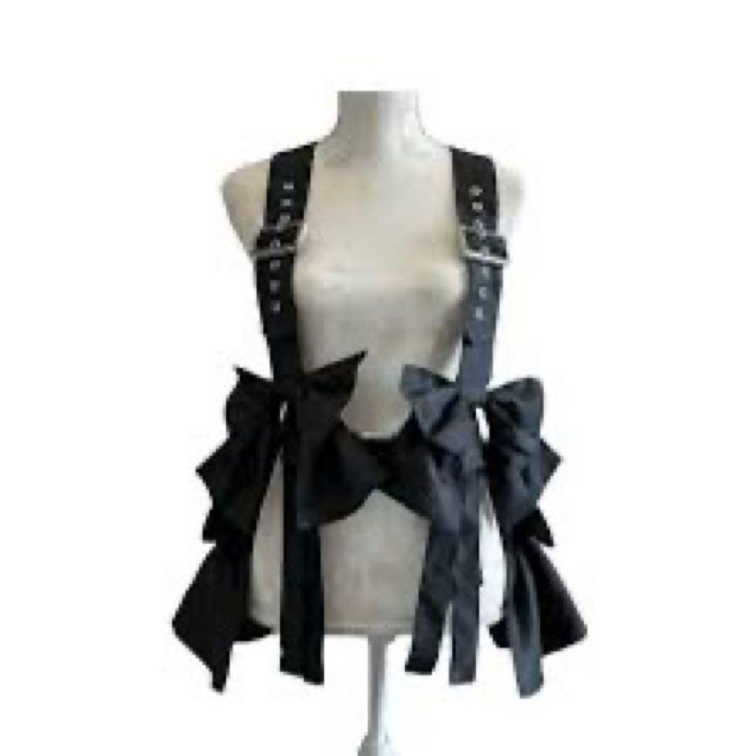 heihei リボンハーネス ブラック