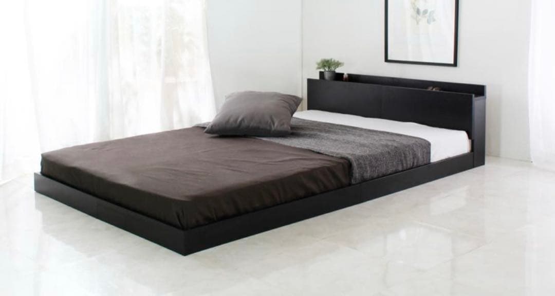 Ｌｏｎｎｉｅ＊シングルベッドフレーム　Black