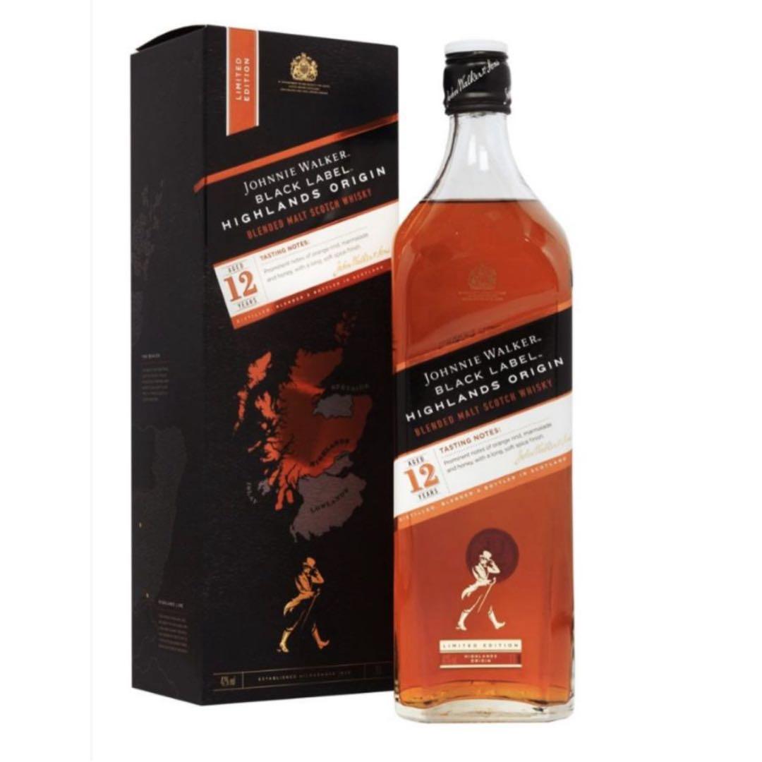 日本未発売ジョニーウォーカー ブラックラベル 12年　ハイランドオリジン　激レア