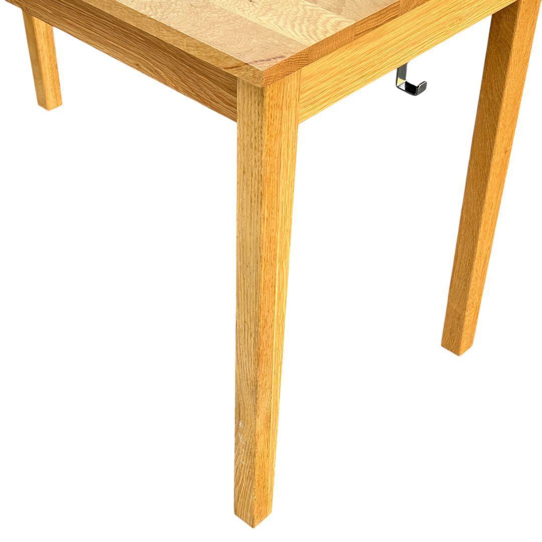 無印良品 無垢材デスク 引出付 オーク材 廃盤 W110